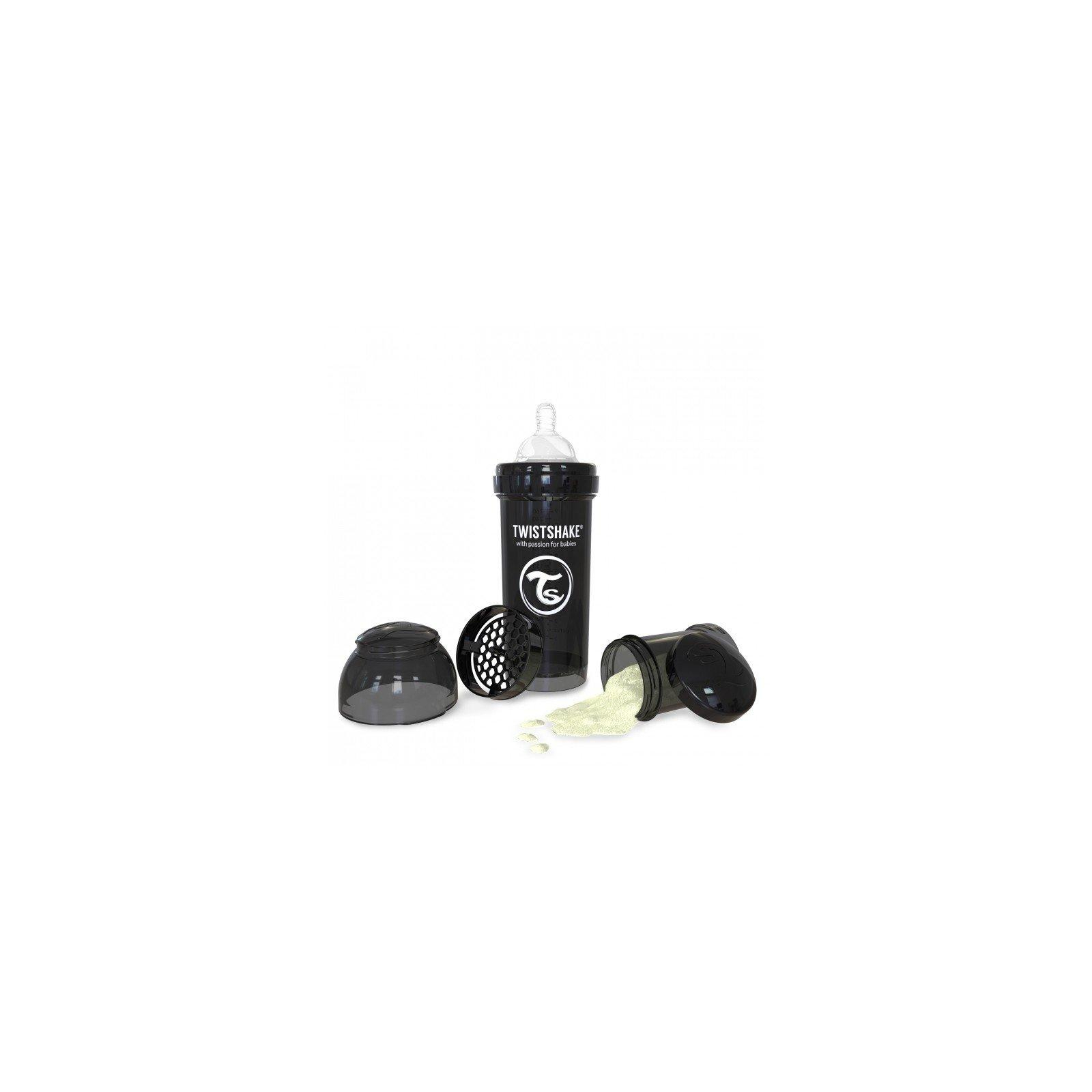Пляшечка для годування Twistshake антиколиковая 260 мл, черная (24 886) зображення 2