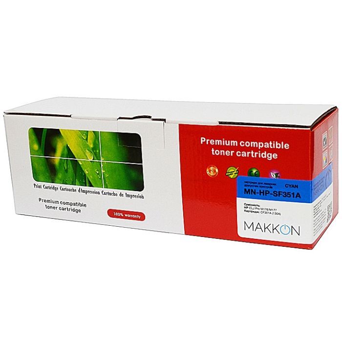 Картридж Makkon HP CLJP СF352A (130A) 1k yellow (MN-HP-SF352A)
