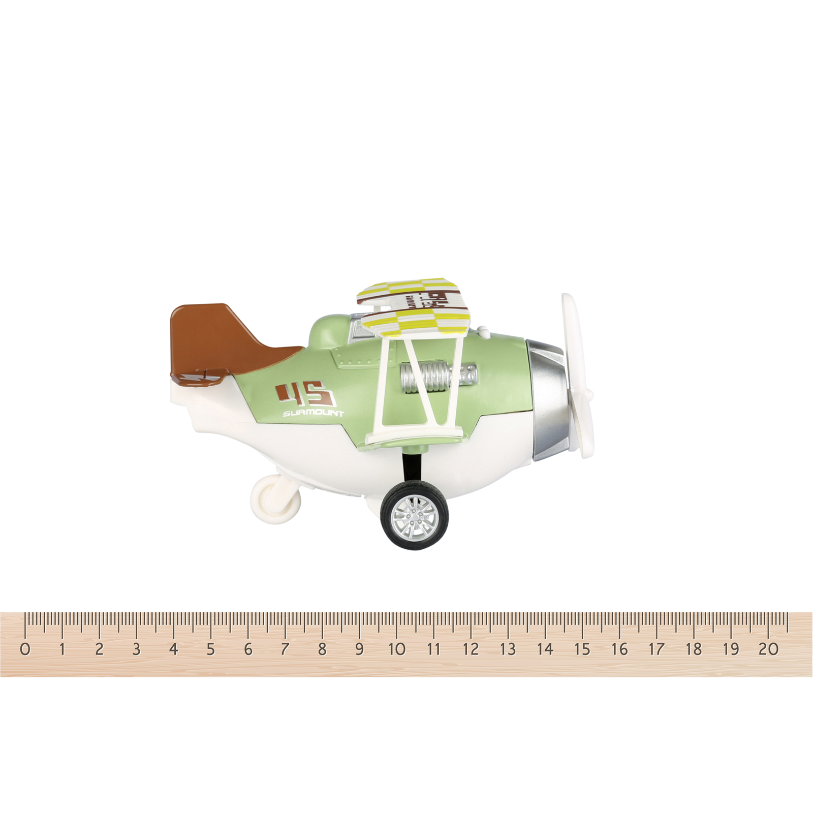 Спецтехніка Same Toy Самолет металический инерционный Aircraft зеленый (SY8016AUt-2) зображення 2