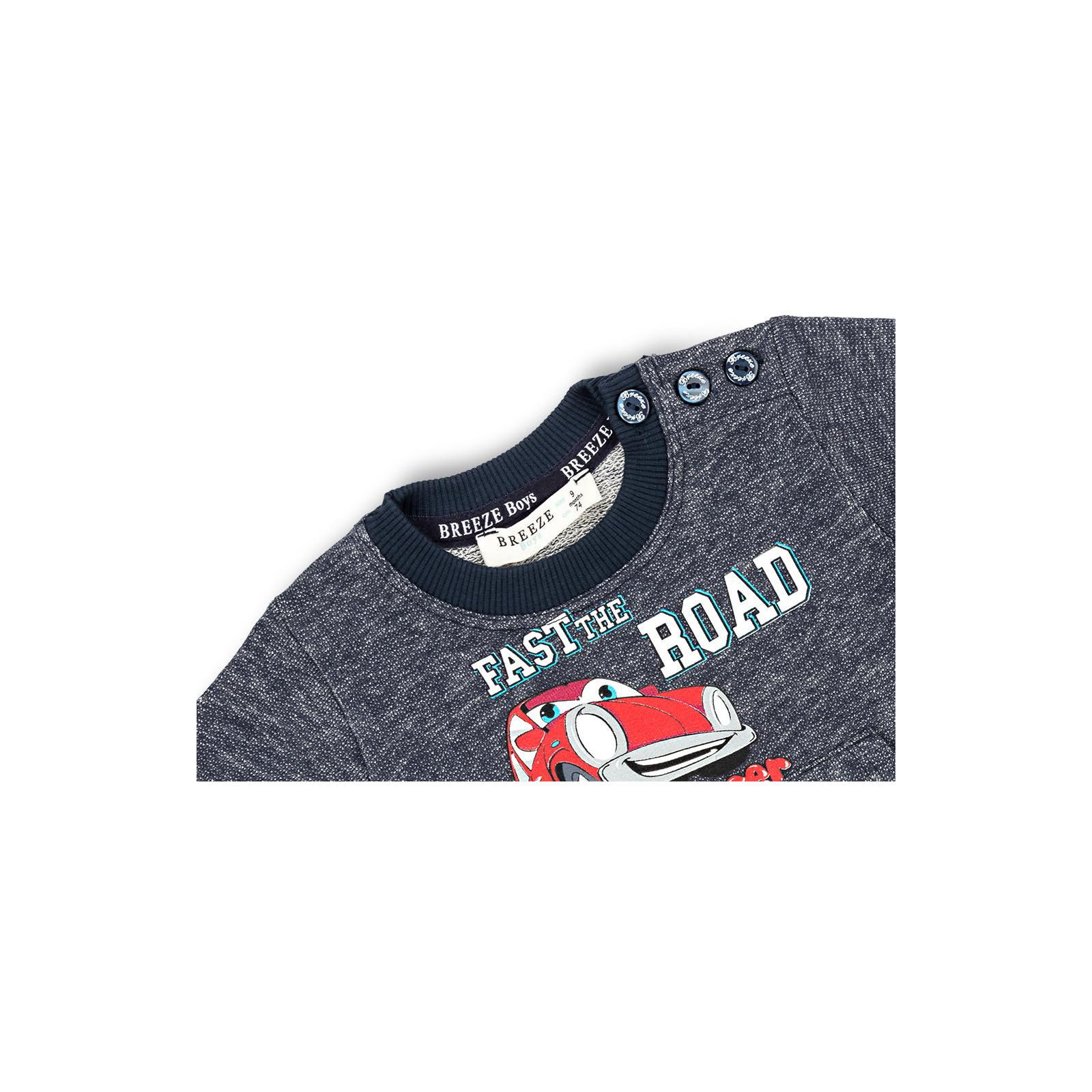 Набір дитячого одягу Breeze "Fast the road" (9527-74B-blue) зображення 7