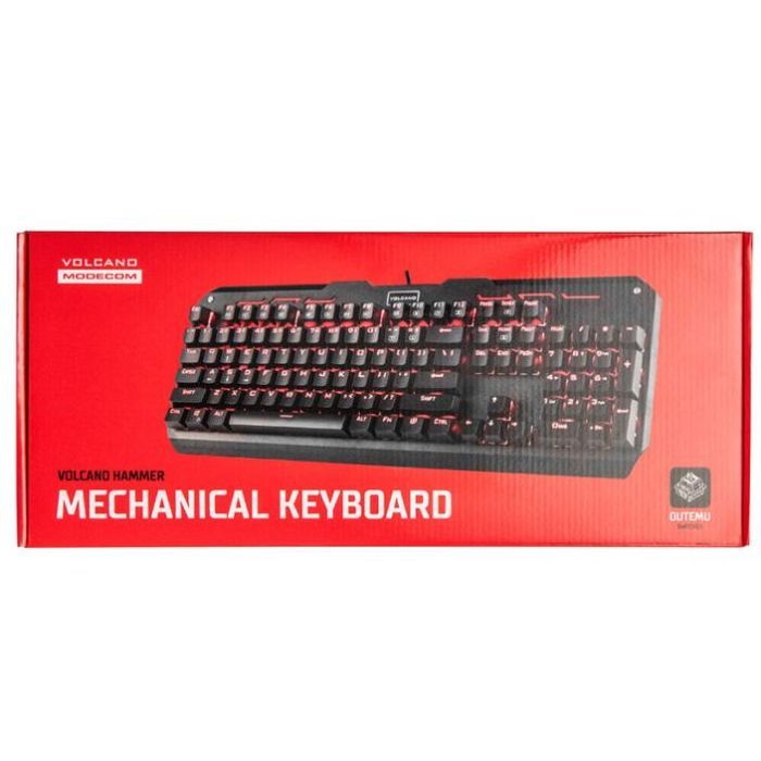 Клавіатура Modecom Volcano Hammer RU (Outemu Brown Switch) (K-MC-HAMMER-U-BROWN-RU) зображення 10