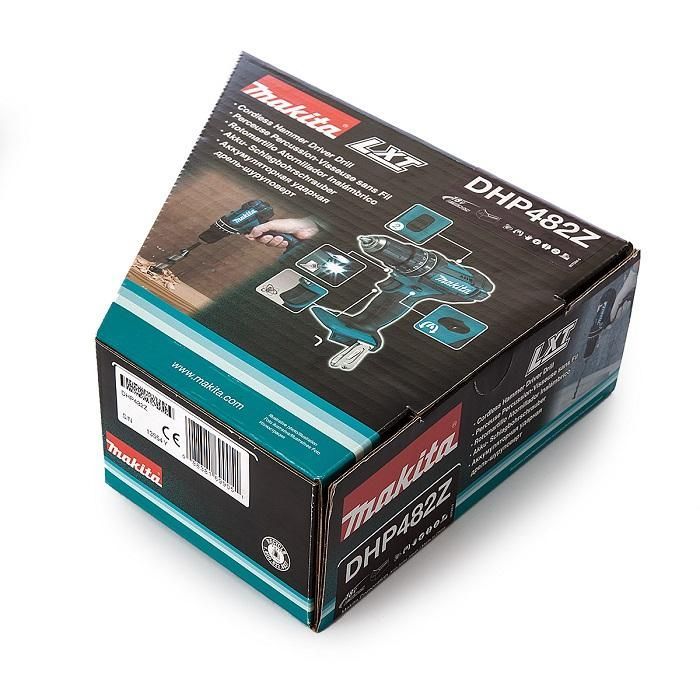 Шуруповерт Makita дрель-шуруповерт с ударом LXT, 18В, 62 / 36Нм (без аккумулят (DHP482Z) изображение 4