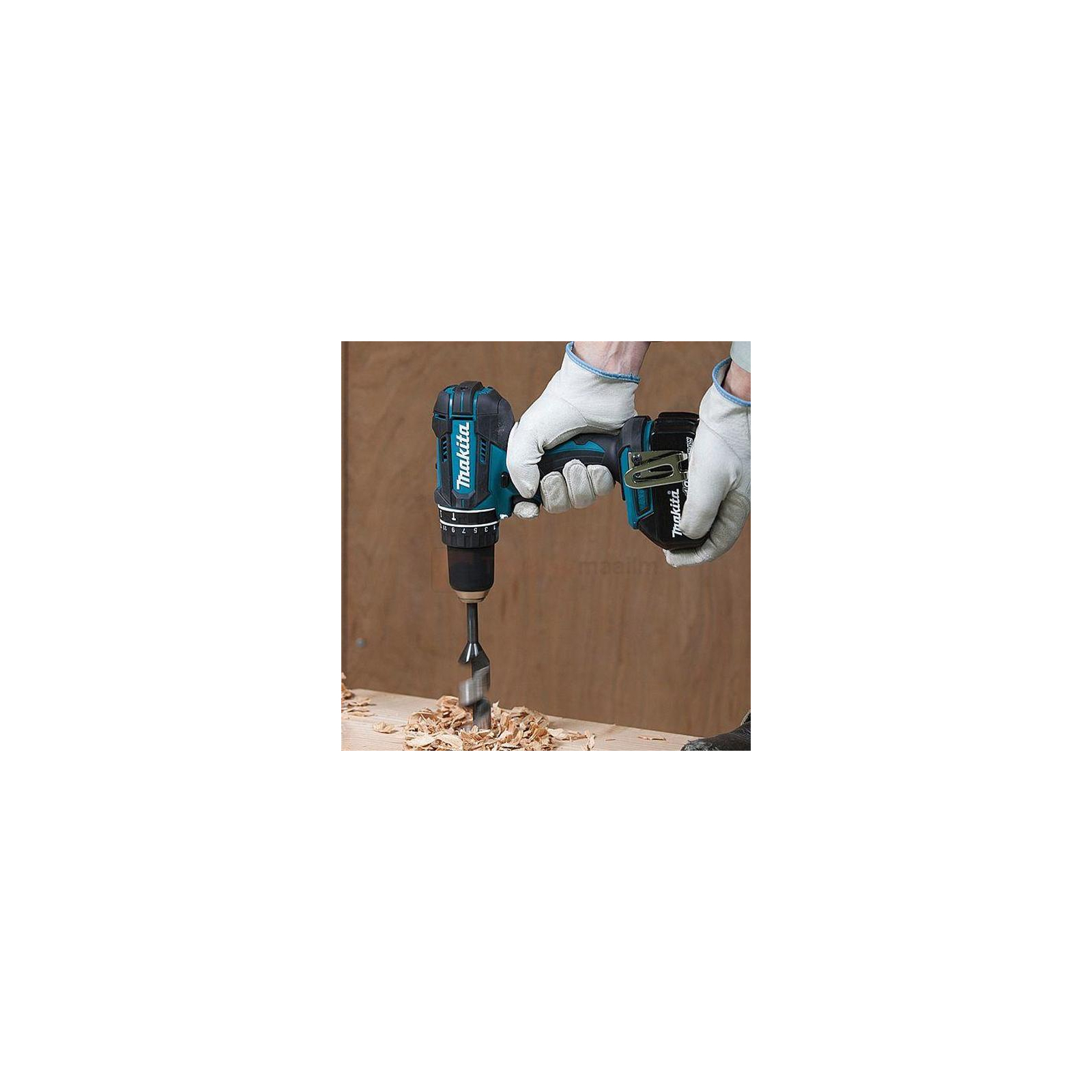 Шуруповерт Makita дрель-шуруповерт с ударом LXT, 18В, 62 / 36Нм (без аккумулят (DHP482Z) изображение 5