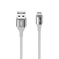 Дата кабель USB 2.0 AM to Lightning 1.2m MIXIT DuraTek silver Belkin (F8J207bt04-SLV) зображення 2