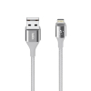 Дата кабель USB 2.0 AM to Lightning 1.2m MIXIT DuraTek silver Belkin (F8J207bt04-SLV) зображення 2