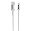Дата кабель USB 2.0 AM to Lightning 1.2m MIXIT DuraTek silver Belkin (F8J207bt04-SLV)
