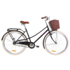 Велосипед Dorozhnik 28" COMFORT FEMALE PH рама-19,5" 2019 черный, багаж.+корзина (OPS-D-28-129)