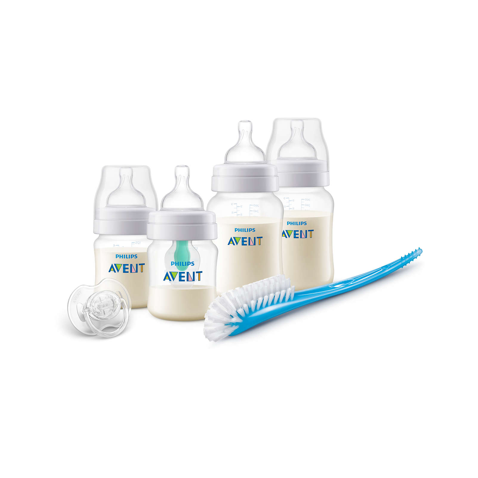 Пляшечка для годування Philips AVENT Anti-colic AirFree з клапаном (набір) (SCD807/00)