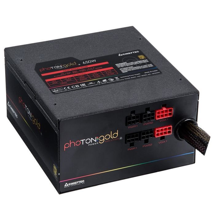 Блок питания Chieftec 650W (GDP-650C-RGB) изображение 2