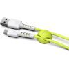 Дата кабель USB 2.0 AM to Micro 5P 1.0m Soft white/lime Pixus (4897058531176) изображение 4