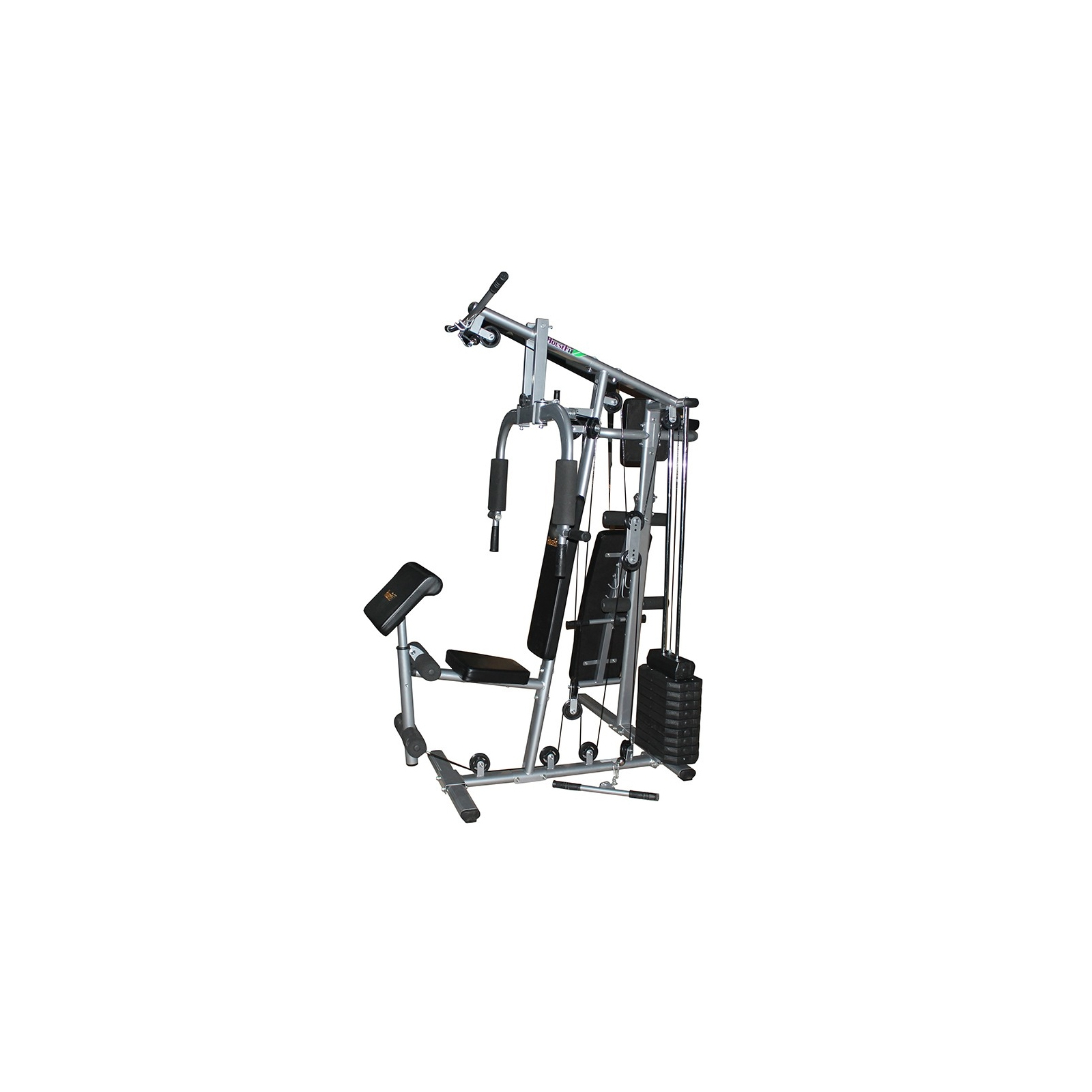 Силовий тренажер HouseFit Мультистанция (брусья,скамья,приставка скотта) (DH 81715) зображення 2