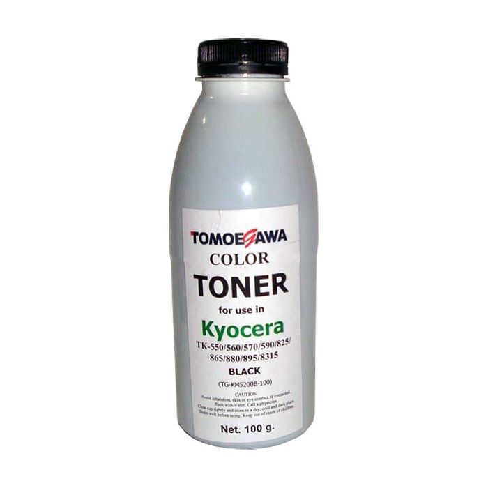 Тонер KYOCERA TK-550/825/865/880/895/8315 100г Black Tomoegawa (TG-KM5200B-100)