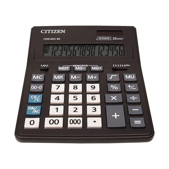 Калькулятор Citizen CDB1601-BK зображення 3