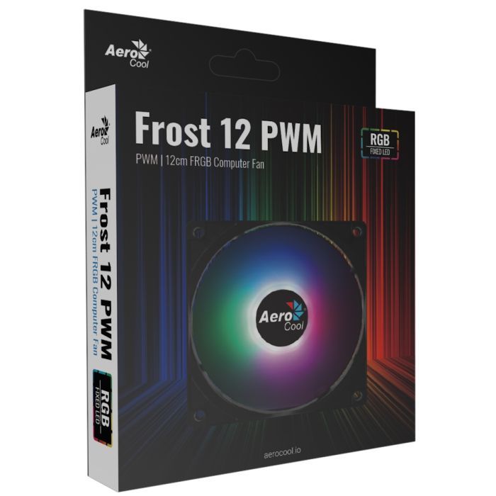 Кулер до корпусу AeroCool Frost 12 PWM FRGB (4718009158085) зображення 8