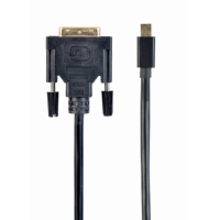 Фото - Кабель Cablexpert  мультимедійний miniDisplayPort to DVI 1.8m  (CC-mDPM-DVIM 