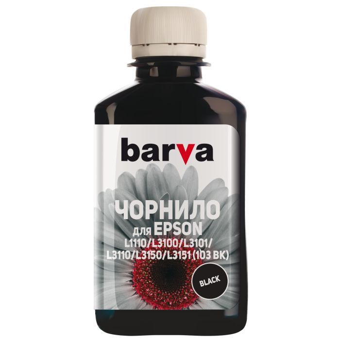 Чернила Barva EPSON L1110/L3100 (103) 180мл YELLOW (E103-698)