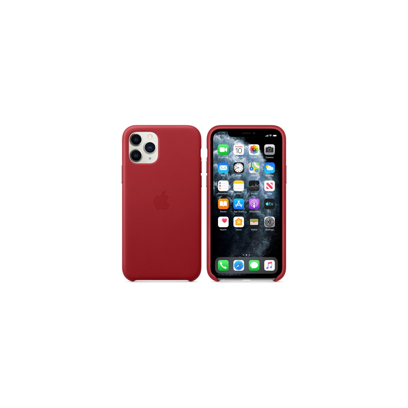 Чехол для мобильного телефона Apple iPhone 11 Pro Leather Case - (PRODUCT)RED (MWYF2ZM/A) изображение 2