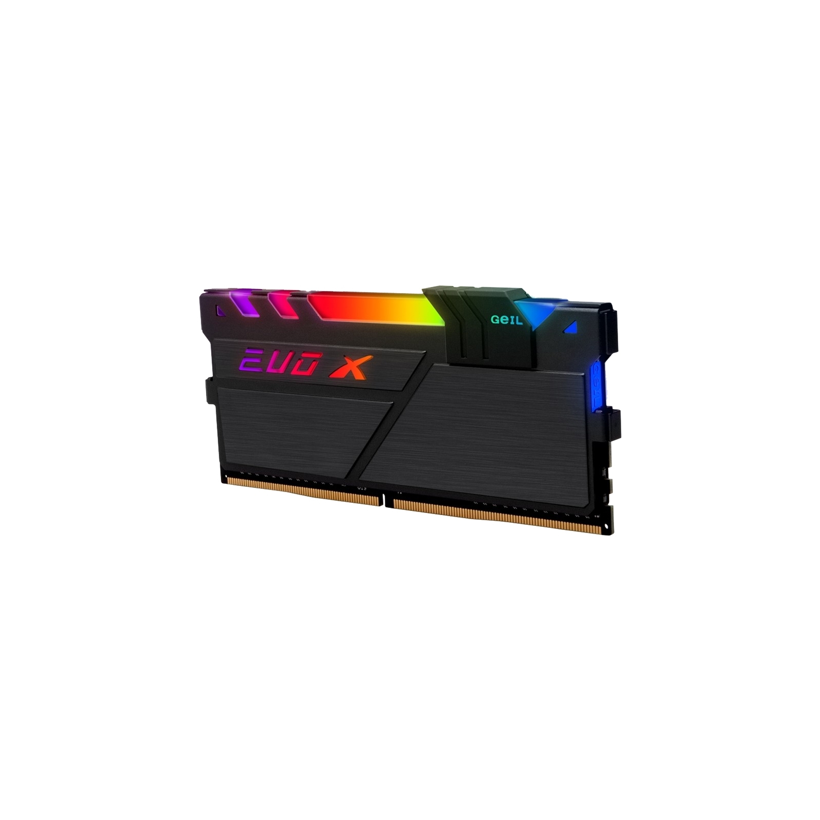 Модуль пам'яті для комп'ютера DDR4 16GB (2x8GB) 3200 MHz Evo X Hybrid Independent Light Geil (GEXSB416GB3200C16ADC) зображення 2