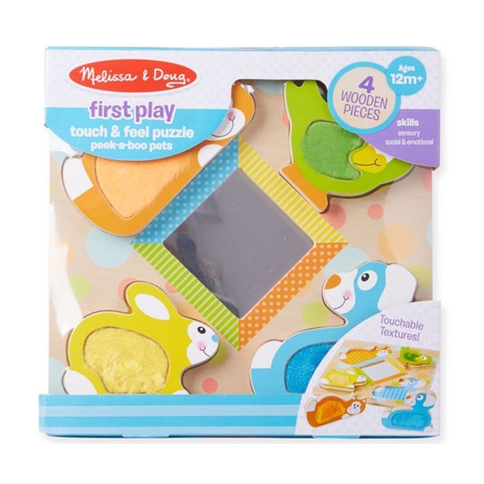 Розвиваюча іграшка Melissa&Doug Дзеркальний пазл з тваринами (MD1898)