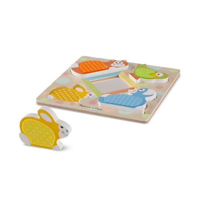 Розвиваюча іграшка Melissa&Doug Дзеркальний пазл з тваринами (MD1898) зображення 2
