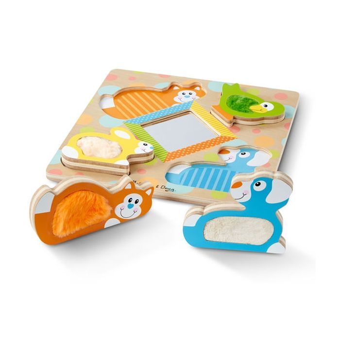 Розвиваюча іграшка Melissa&Doug Дзеркальний пазл з тваринами (MD1898) зображення 3
