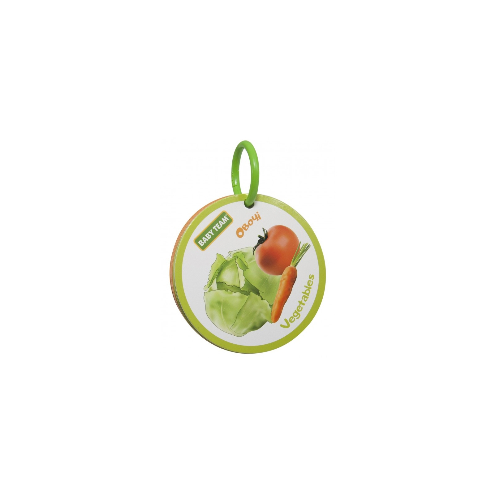 Развивающая игрушка Baby Team Игрушка-книжка Фрукты-овощи (8730)