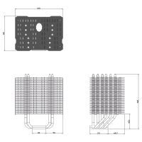 Кулер до процесора Thermalright HR-02 Macho Rev.B зображення 10