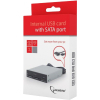 Зчитувач флеш-карт Gembird SD/MMC/RS-MMC/MicroSD + 2.5'' HDD/SSD (FDI2-ALLIN1-03) зображення 4