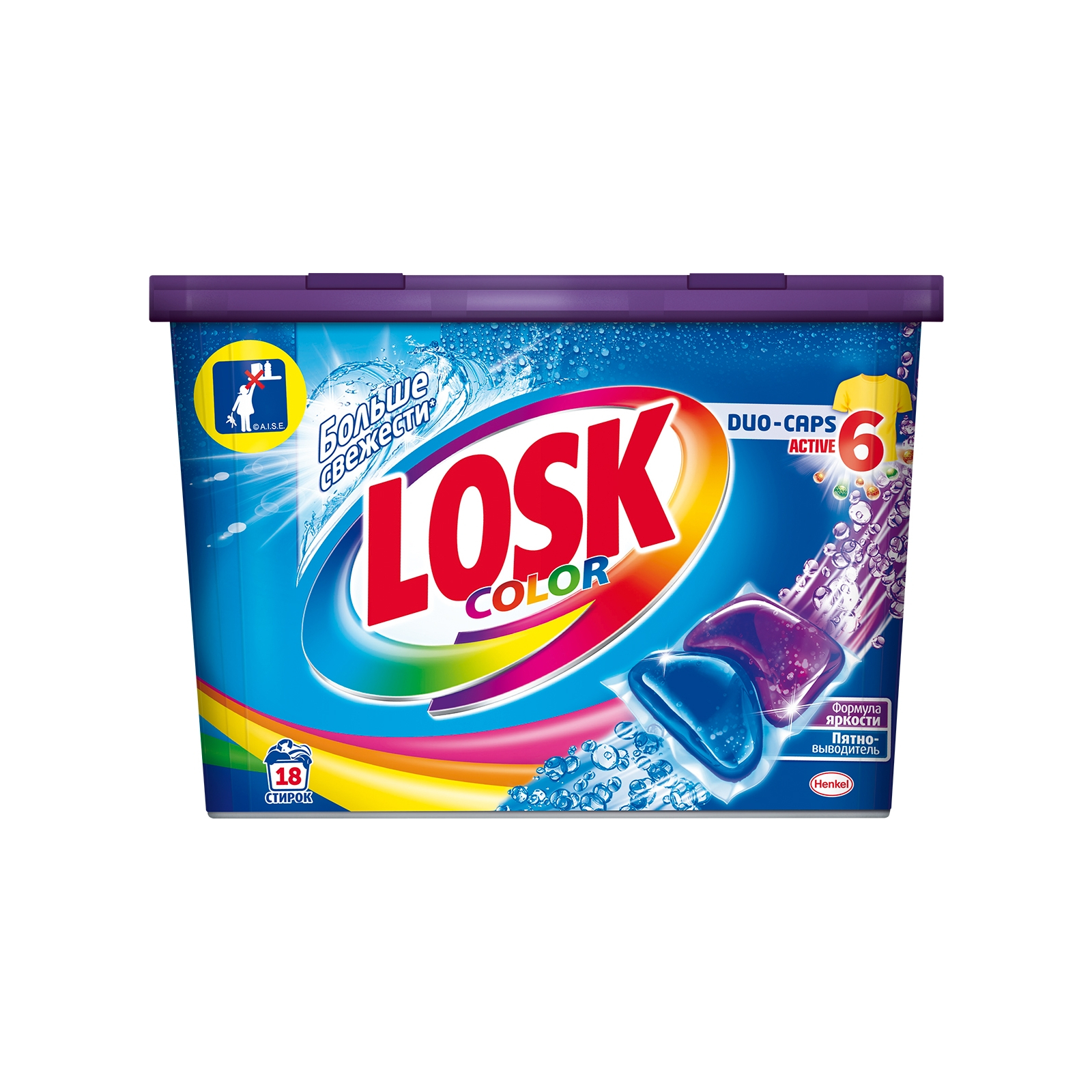 Капсули для прання Losk Колір, 18 шт (9000101411959)