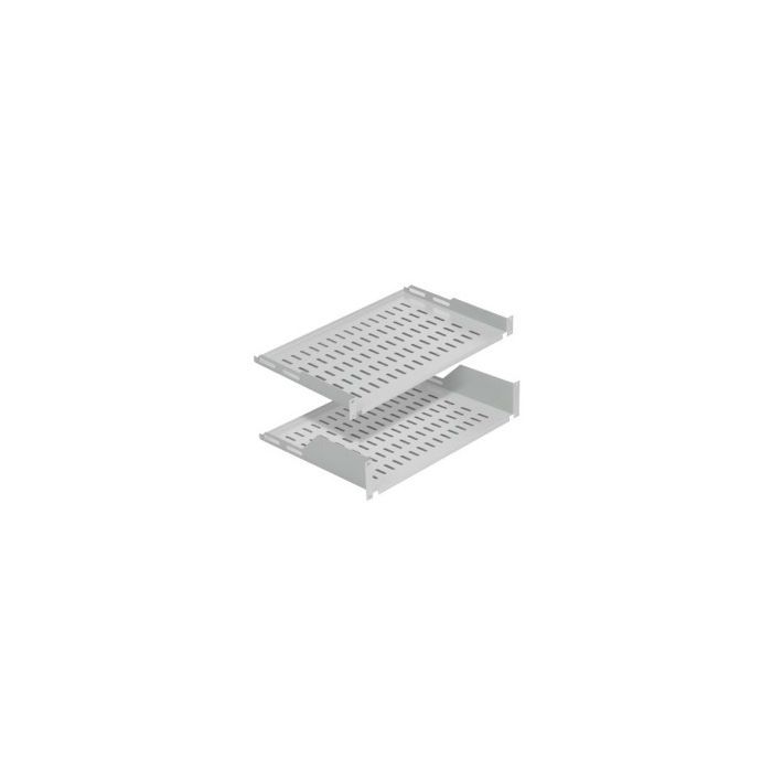 Полка 19" 1U глуб. 250мм, консольная, RAL 9005 Mirsan (MR.RAK1U25.01)