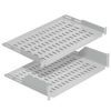 Полка 19" 1U глуб. 250мм, консольная, RAL 9005 Mirsan (MR.RAK1U25.01)
