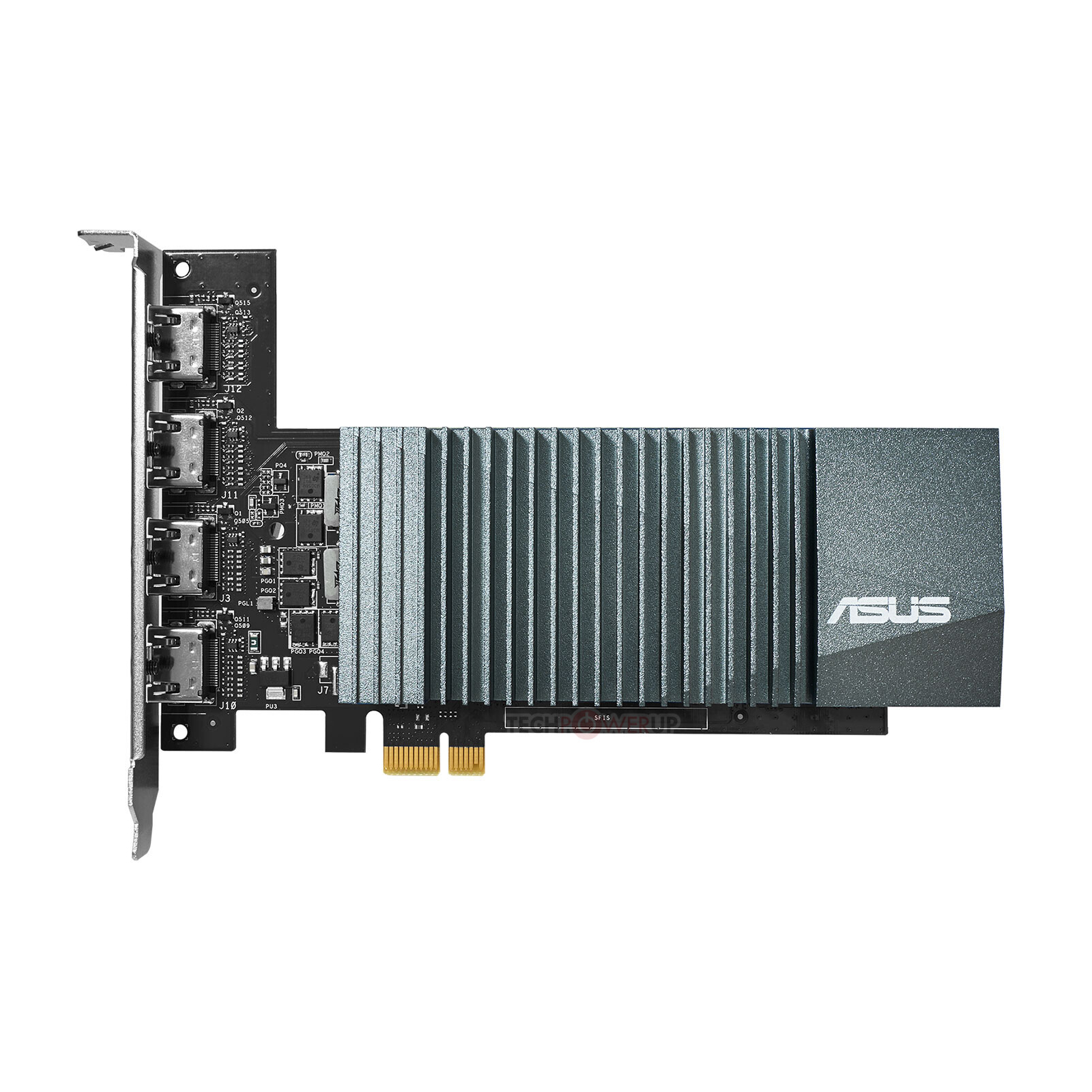 Відеокарта ASUS GeForce GT710 2048Mb Silent 4*HDMI (GT710-4H-SL-2GD5) зображення 2