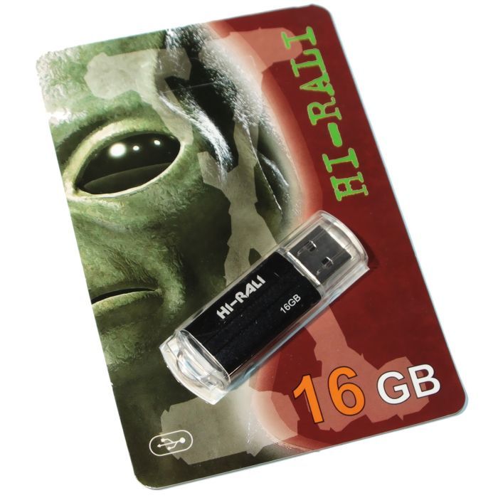 USB флеш накопитель Hi-Rali 16GB Corsair Series Black USB 2.0 (HI-16GBCORBK)