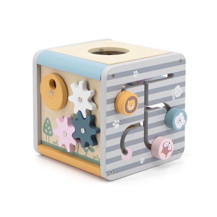 Развивающая игрушка Viga Toys Игровой центр PolarB Кубик 5-в-1 (44030) изображение 3