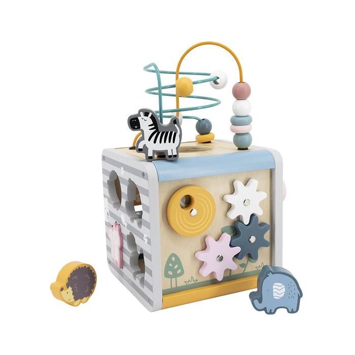 Развивающая игрушка Viga Toys Игровой центр PolarB Кубик 5-в-1 (44030) изображение 4