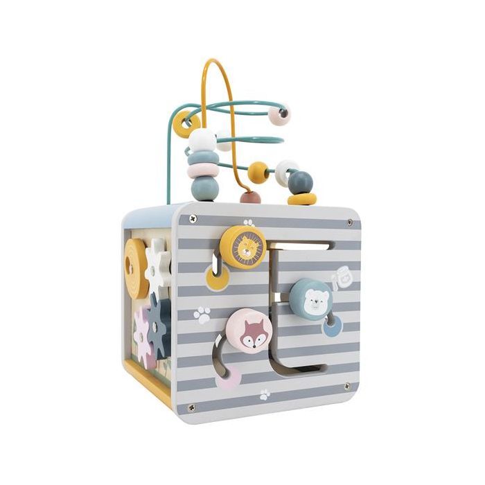 Развивающая игрушка Viga Toys Игровой центр PolarB Кубик 5-в-1 (44030) изображение 5