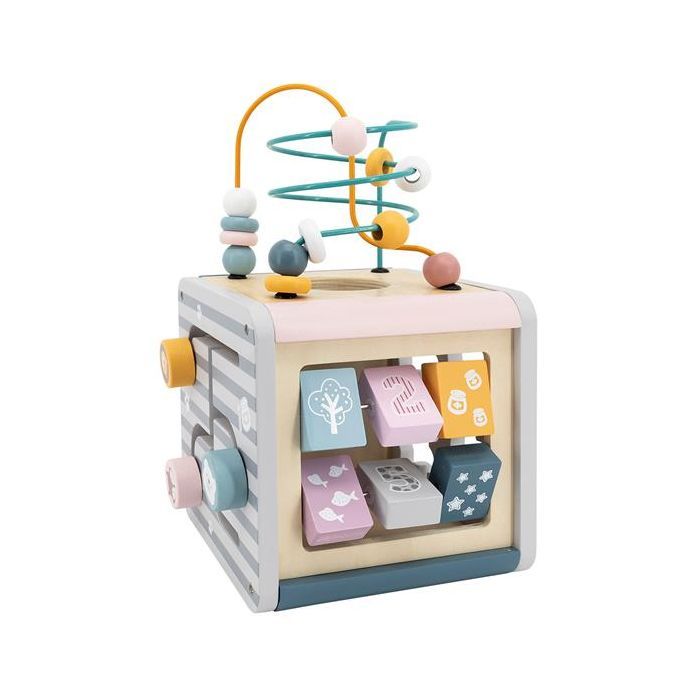 Развивающая игрушка Viga Toys Игровой центр PolarB Кубик 5-в-1 (44030) изображение 6