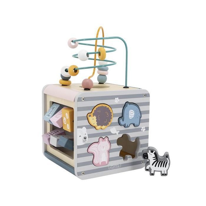 Развивающая игрушка Viga Toys Игровой центр PolarB Кубик 5-в-1 (44030) изображение 7