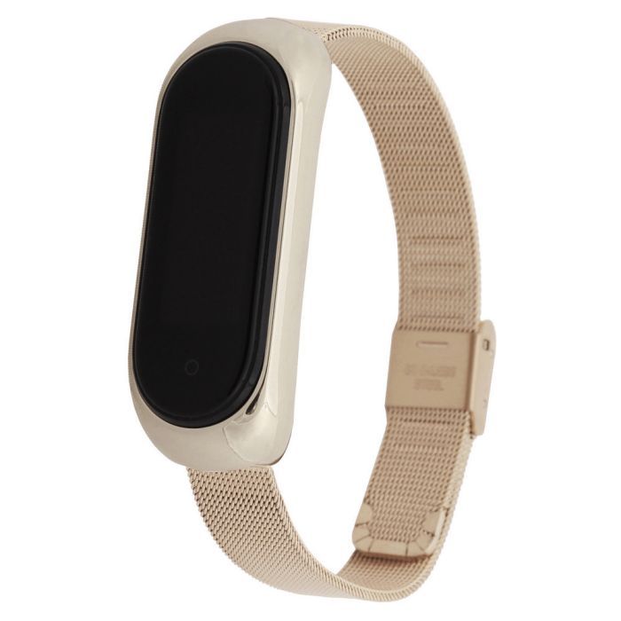 Ремешок для фитнес браслета BeCover Metal для Xiaomi Mi Smart Band 5 Gold (705148) изображение 2