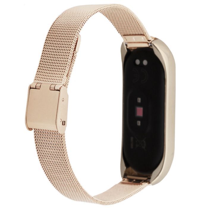 Ремешок для фитнес браслета BeCover Metal для Xiaomi Mi Smart Band 5 Gold (705148) изображение 3