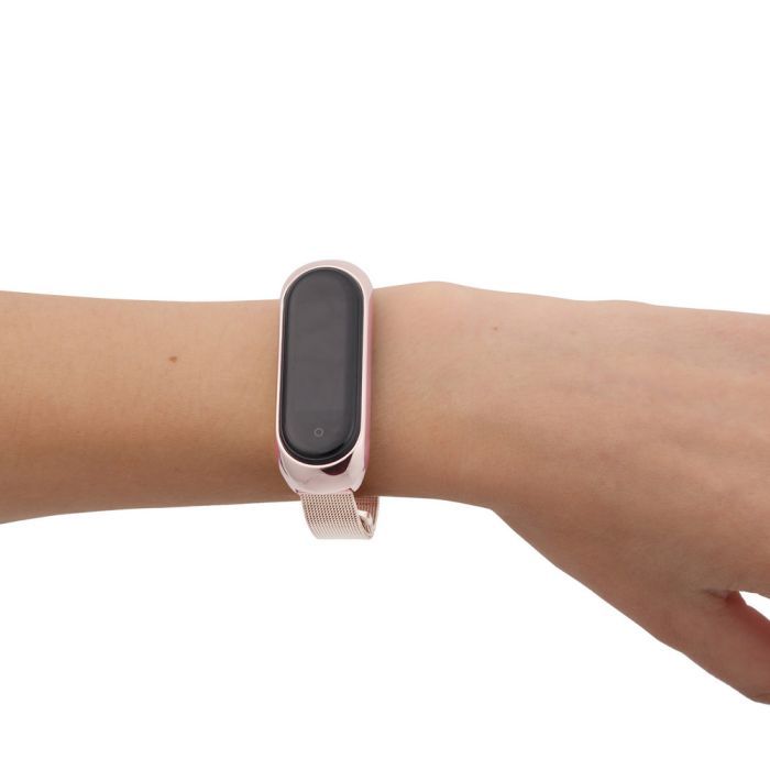 Ремешок для фитнес браслета BeCover Metal для Xiaomi Mi Smart Band 5 Gold (705148) изображение 4