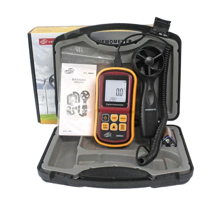Анемометр Benetech термоанемометр 0,8-45м/с, -10-45C (GM8901) зображення 4