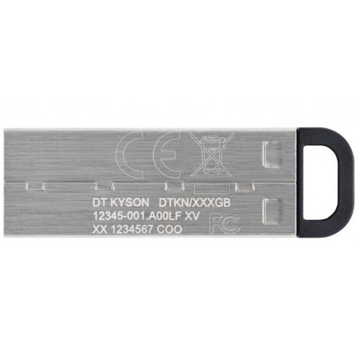 USB флеш накопитель Kingston 256GB DT Kyson Silver/Black USB 3.2 (DTKN/256GB) изображение 3