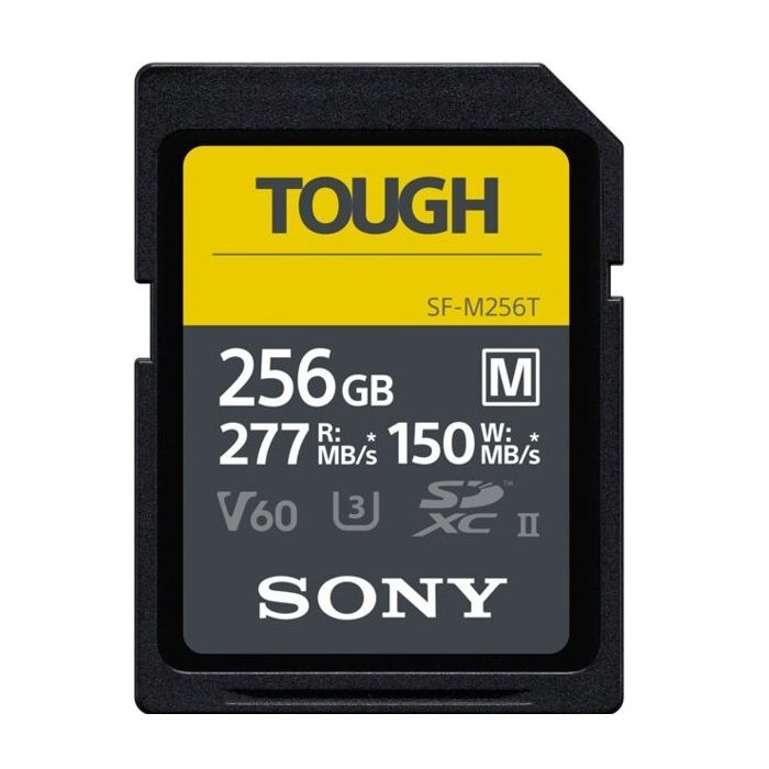 Карта памяти Sony 256GB SDXC class10 UHS-II U3 V60 Tough (SFM256T.SYM)