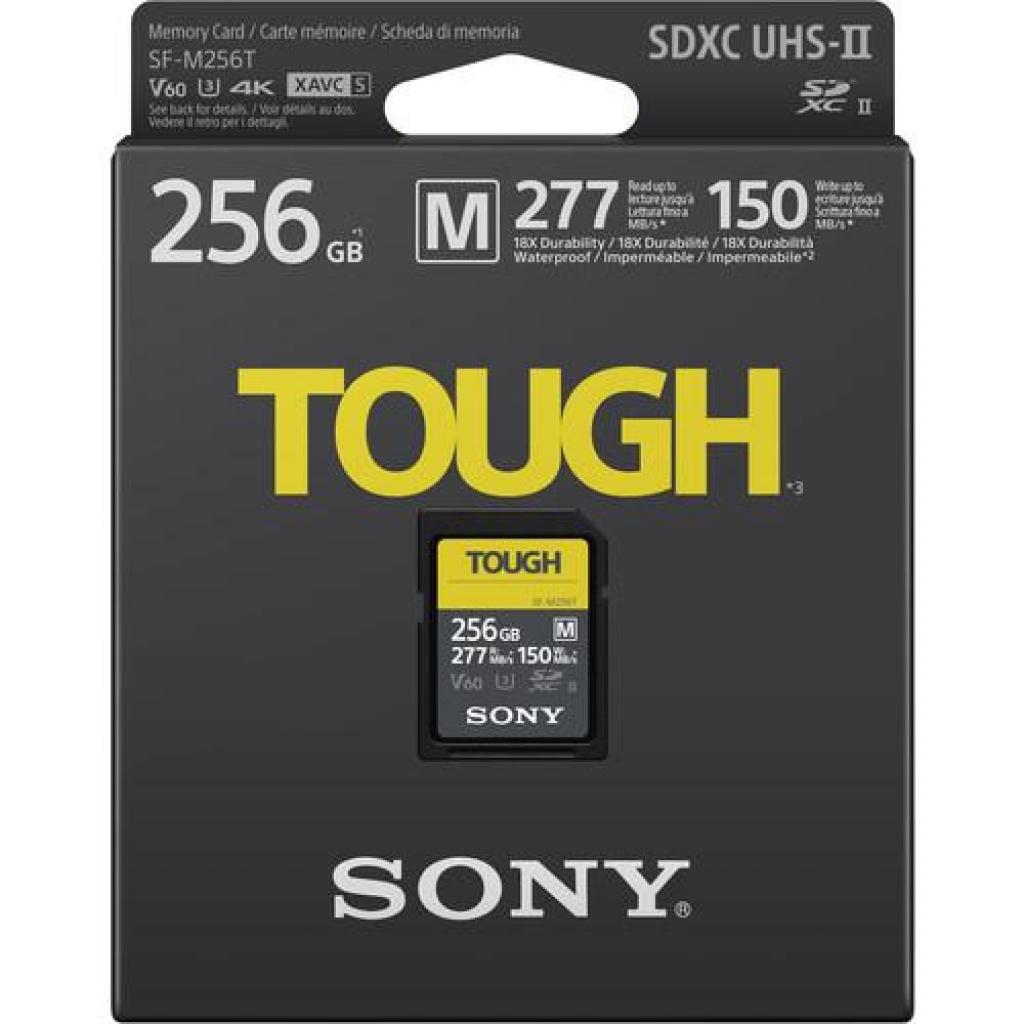 Карта пам'яті Sony 256GB SDXC class10 UHS-II U3 V60 Tough (SFM256T.SYM) зображення 2