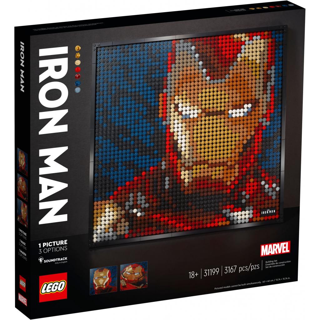 Конструктор LEGO Art Залізна Людина Marvel Studio (31199)