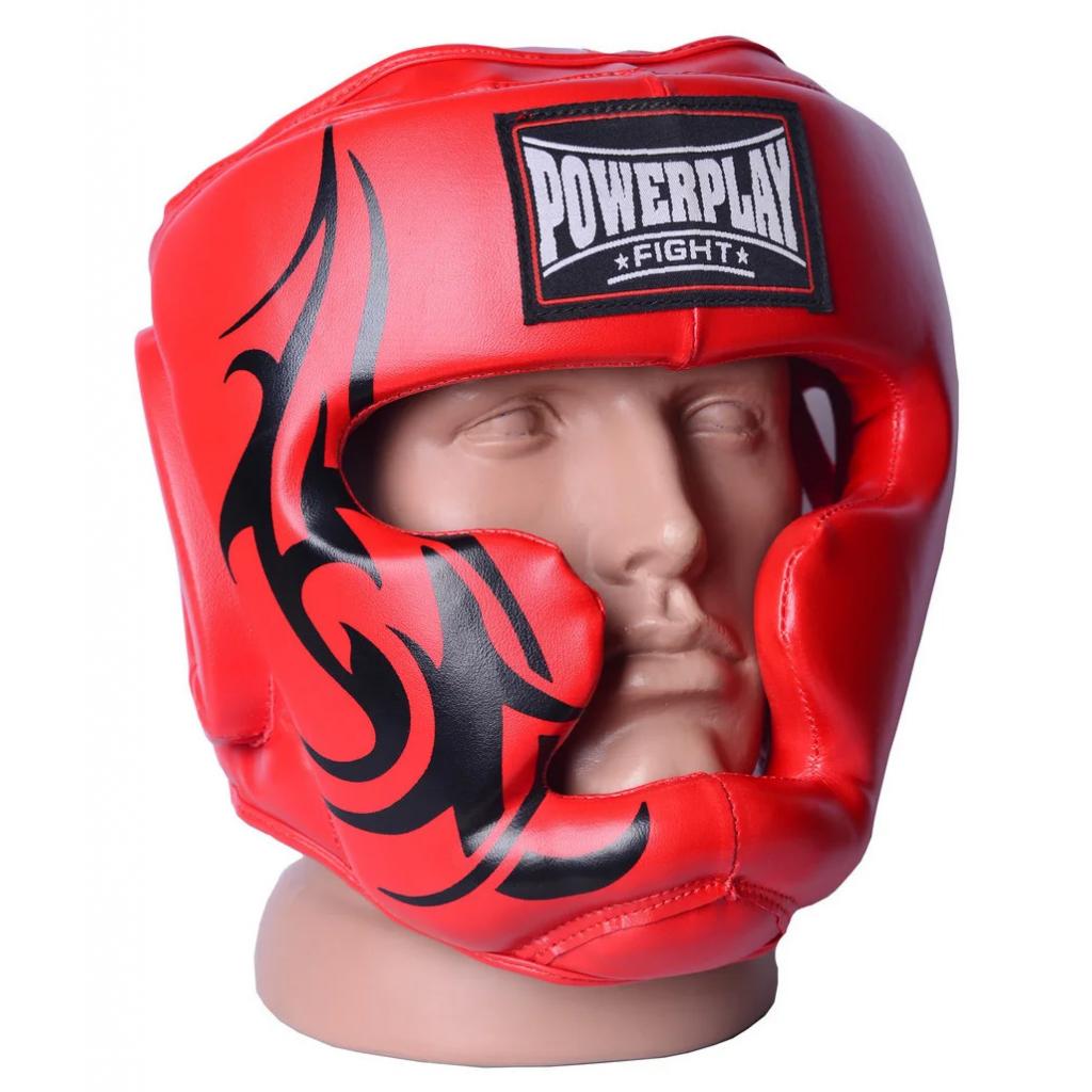 Боксерский шлем PowerPlay 3043 XS Red (PP_3043_XS_Red) изображение 2