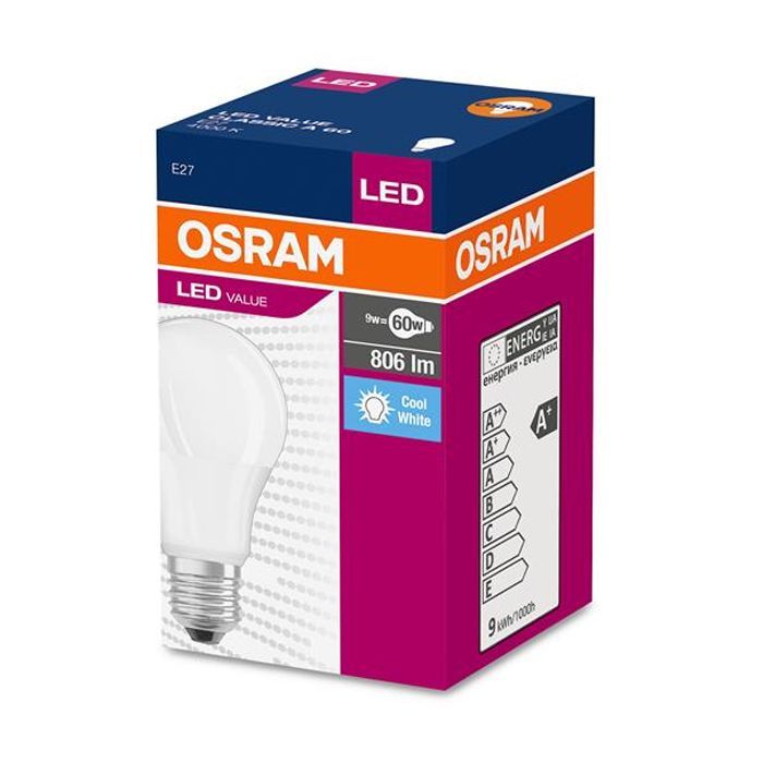 Автолампа Osram LED лампа побутова (8543709000) (OS CLA60-095/840VL) изображение 3