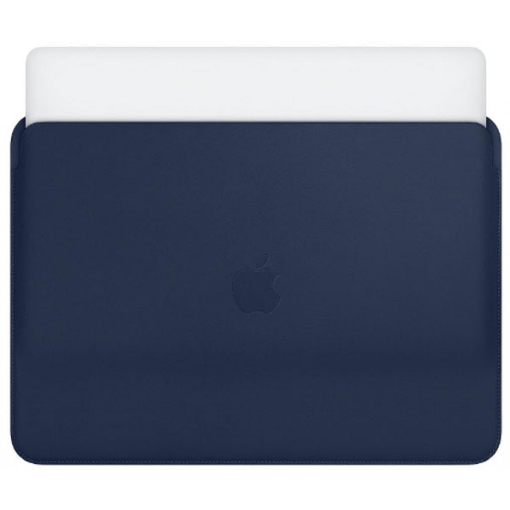 Чохол до ноутбука Apple 13" MacBook Pro, Leather Sleeve, Midnight Blue (MRQL2ZM/A) зображення 4