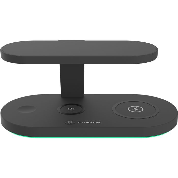 Зарядний пристрій Canyon 5in1 Wireless charger with UV sterilizer (CNS-WCS501B) зображення 2